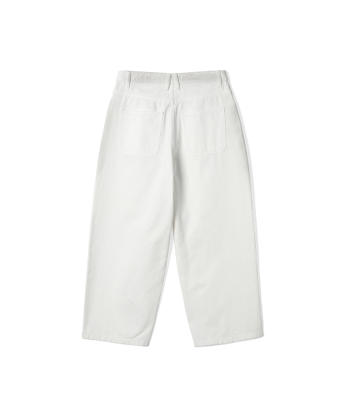 ADHOC（アドホック）の「男性ワイドフィットダーティウォッシングデニムパンツ(ホワイト)(HC2DP01)（デニムパンツ・メンズ・その他・71/86/81/76）」の2枚目の写真