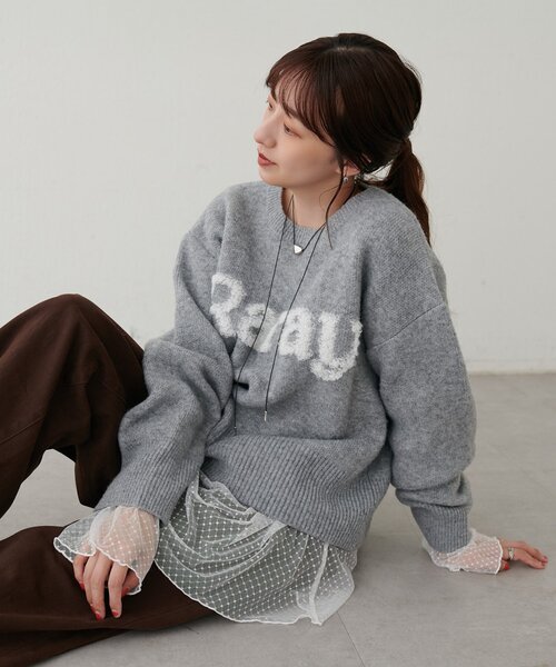 DISCOAT(ディスコート)の「前後2WAYレース切替ロングスリーブ(Tシャツ/カットソー・レディース・オフホワイト/ブラック系その他/ホワイト/ブラック・FREE)」の21枚目の写真