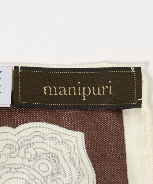 manipuri(マニプリ)の「<manipuri>SILK 88×88 スカーフ 26FW(バンダナ/スカーフ・レディース・ダークブラウン/マスタード/その他1・FREE)」の6枚目の写真