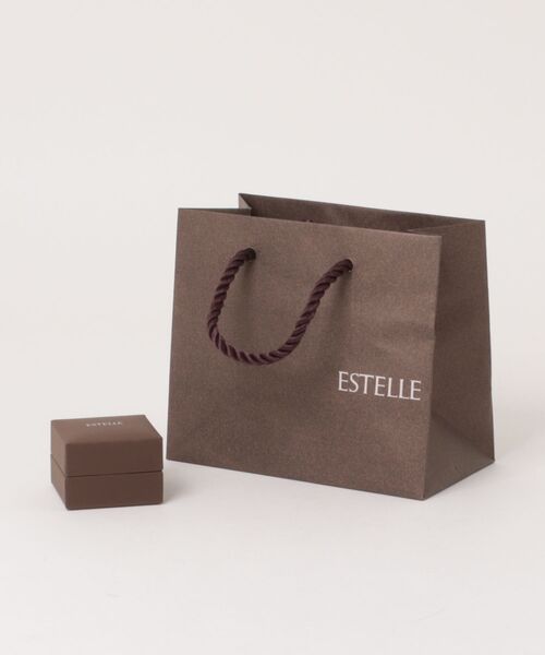 ESTELLE（エステール）の「K10 イエローゴールド オニキス フラワー ピアス ESTELLE/エステール WEB限定（ピアス（両耳用）・レディース・イエローゴールド・-）」の9枚目の写真