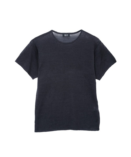 IRIS47（イリスフォーセブン）の「【IRIS 47】bare cashmere T-shirt/ベア カシミヤ ティーシャツ（Tシャツ/カットソー・レディース・ホワイト/ブラック/ダークグレー・FREE）」の3枚目の写真