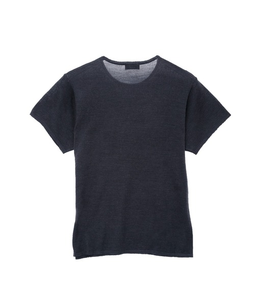 IRIS47（イリスフォーセブン）の「【IRIS 47】bare cashmere T-shirt/ベア カシミヤ ティーシャツ（Tシャツ/カットソー・レディース・ホワイト/ブラック/ダークグレー・FREE）」の13枚目の写真