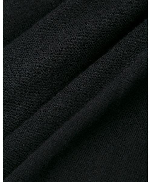 IRIS47（イリスフォーセブン）の「【IRIS 47】bare cashmere T-shirt/ベア カシミヤ ティーシャツ（Tシャツ/カットソー・レディース・ホワイト/ブラック/ダークグレー・FREE）」の12枚目の写真