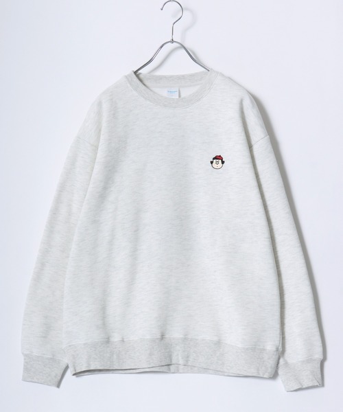 sanrio(サンリオ)の「2026AW I’m Doraemon/ドラえもん オーバーサイズ ジャイアン/ジャイ子 裏起毛 サガラ刺繍 クルーネックスウェットトレーナー レディース メンズ(スウェット・レディース・イエロー/アッシュグレー/ブラック/スミクロ・M/L/LL)」の5枚目の写真