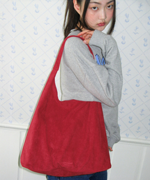 CLASSIC SUEDE SHOULDER BAG RED