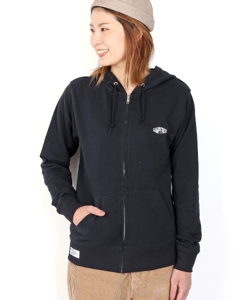 CAMPFREE（キャンプフリー）の「[キャンプフリー] CAMPFREE 8.4oz 裏毛ワンポイント刺繍ジップパーカー（パーカー・メンズ・ブラック/ネイビー/杢グレー・S/2XL/L/M/XL）」の5枚目の写真