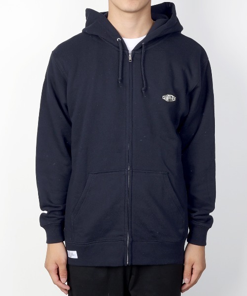 CAMPFREE（キャンプフリー）の「[キャンプフリー] CAMPFREE 8.4oz 裏毛ワンポイント刺繍ジップパーカー（パーカー・メンズ・ブラック/ネイビー/杢グレー・S/2XL/L/M/XL）」の17枚目の写真