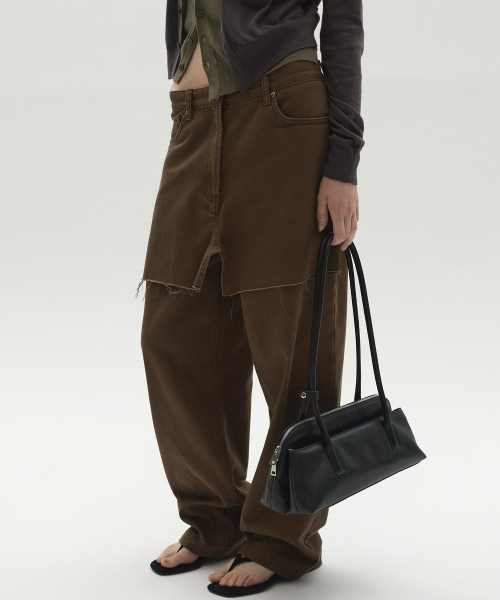 LCDC TM(エルシーディーシーティーエム)の「DOUBLE SHOULDER BAG (BLACK)(ショルダーバッグ・レディース・その他・OS)」の3枚目の写真