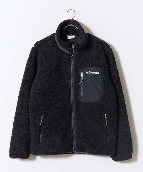Columbia(コロンビア)の「Columbia/コロンビア アーチャーリッジ III ジャケット フリース アウター ボアジャケット キャンプ タウンユース アウトドア 防風 2026秋冬 秋服 冬服(ブルゾン・メンズ・ブラック・M/L/XL)」の1枚目の写真