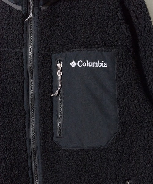 Columbia(コロンビア)の「Columbia/コロンビア アーチャーリッジ III ジャケット フリース アウター ボアジャケット キャンプ タウンユース アウトドア 防風 2026秋冬 秋服 冬服(ブルゾン・メンズ・ブラック・M/L/XL)」の5枚目の写真