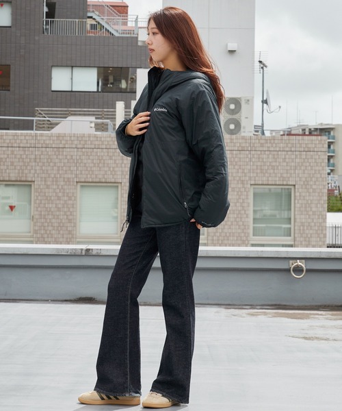 Columbia(コロンビア)の「Columbia/コロンビア ホープパインズフォレスト III ジャケット アウトドア キャンプ アウター フード 防寒 撥水 軽量 ダブルジップ メンズ レディース 2026秋冬 秋服 冬服(ブルゾン・メンズ・ブラック・M/L/XL)」の8枚目の写真