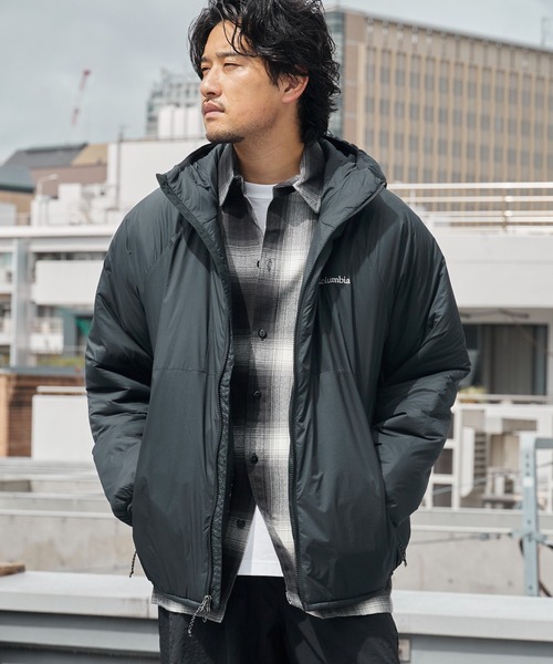 Columbia(コロンビア)の「Columbia/コロンビア ホープパインズフォレスト III ジャケット アウトドア キャンプ アウター フード 防寒 撥水 軽量 ダブルジップ メンズ レディース 2026秋冬 秋服 冬服(ブルゾン・メンズ・ブラック・M/L/XL)」の6枚目の写真