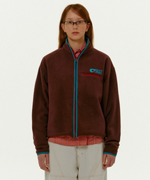 Fish Eyes Fleece Jacket Brown