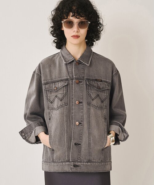 Whim Gazette(ウィムガゼット)の「【Wrangler】デニムGジャン/セットアップ可(デニムジャケット・レディース・ブラック/ブルー・FREE)」の17枚目の写真