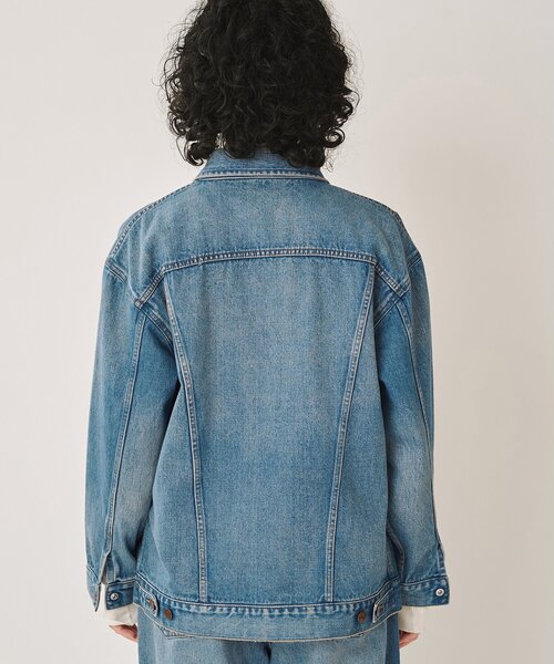 Whim Gazette(ウィムガゼット)の「【Wrangler】デニムGジャン/セットアップ可(デニムジャケット・レディース・ブラック/ブルー・FREE)」の7枚目の写真