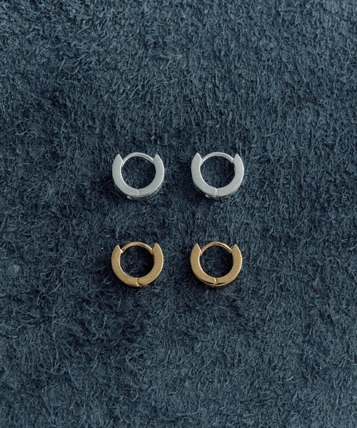 whoseA(フーシー)の「【silver925】Curve Hoop Pierce 10mm / カーブフープピアス10mm(ピアス(両耳用)・メンズ・シルバー/ゴールド・FREE)」の20枚目の写真