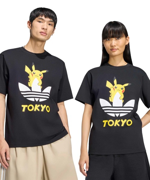 adidas(アディダス)の「adidas POKEMON TEE TOKYO3 / アディダス ポケモン T 東京3(Tシャツ/カットソー・メンズ・ブラック・XL/M/S/3XL/XXL)」の12枚目の写真