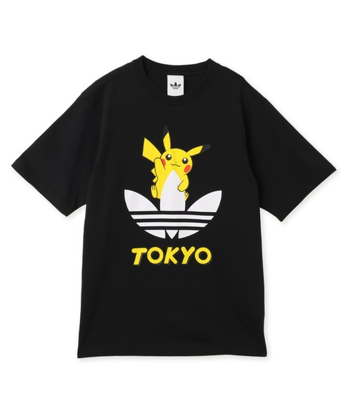 adidas(アディダス)の「adidas POKEMON TEE TOKYO3 / アディダス ポケモン T 東京3(Tシャツ/カットソー・メンズ・ブラック・XL/M/S/3XL/XXL)」の5枚目の写真