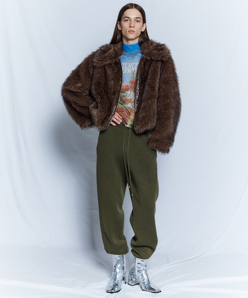 MAISON SPECIAL(メゾンスペシャル)の「【26WINTER PRE-ORDER】DISTORETED BLOOM Logo Sheer Top/DISTORETED BLOOMロゴシアートップ(Tシャツ/カットソー・レディース・ピンク/イエロー/ブルー・FREE)」の12枚目の写真