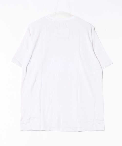 Re Youth（リユース）の「スクープ ドロップショルダー ビッグシルエット Tシャツ（Tシャツ/カットソー・レディース・ホワイト/ブラック・SMALL）」の5枚目の写真