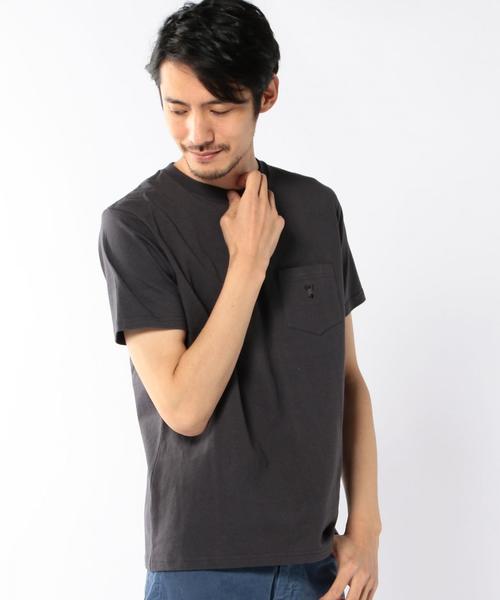 coen（コーエン）の「USAコットンクルーネックポケットTシャツ●（Tシャツ/カットソー・メンズ・オリーブ/ネイビー/ブラック/ホワイト/ベージュ/ライトブルー・SMALL/X-LARGE/MEDIUM/LARGE）」の21枚目の写真