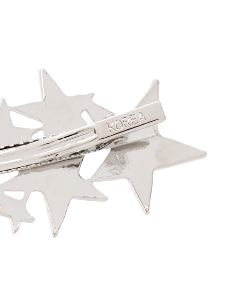 PLAIN CLOTHING（プレーンクロージング）の「人気クリップ再入荷！！ランダムメタルスターヘアクリップ（バレッタ/ヘアクリップ・レディース・シルバー/ゴールド・FREE）」の5枚目の写真