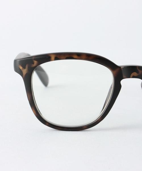 coen(コーエン)の「ウェリントンクリアレンズメガネ2(メガネ・メンズ・ホワイト/ブラック/ブラウン・フリー)」の7枚目の写真