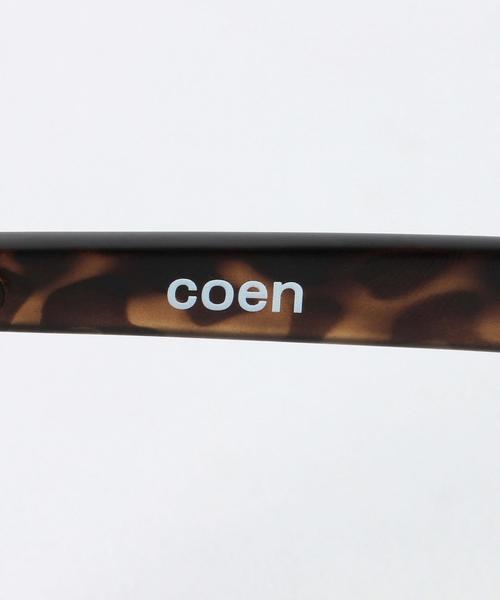 coen(コーエン)の「ウェリントンクリアレンズメガネ2(メガネ・メンズ・ホワイト/ブラック/ブラウン・フリー)」の8枚目の写真