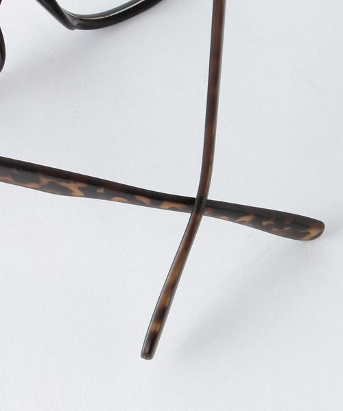 coen(コーエン)の「ウェリントンクリアレンズメガネ2(メガネ・メンズ・ホワイト/ブラック/ブラウン・フリー)」の9枚目の写真