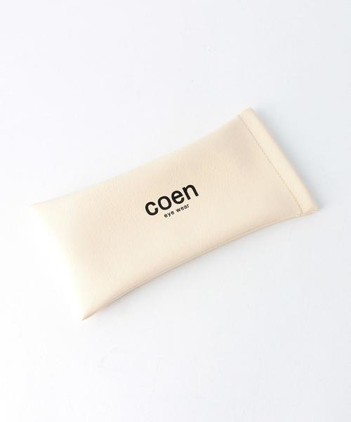 coen(コーエン)の「ウェリントンクリアレンズメガネ2(メガネ・メンズ・ホワイト/ブラック/ブラウン・フリー)」の10枚目の写真