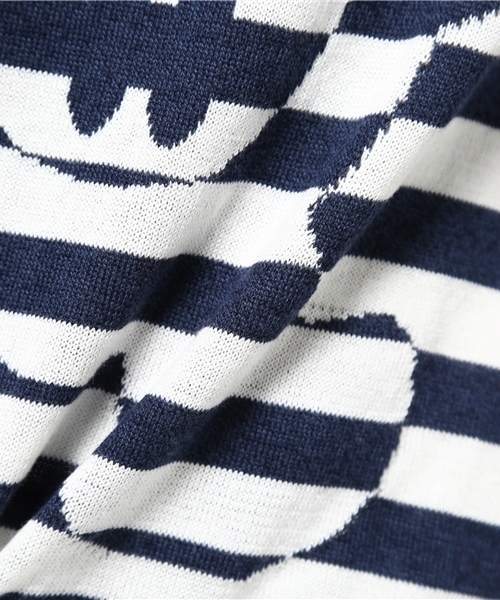 HYSTERIC GLAMOUR（ヒステリックグラマー）の「BEARボーダー編込 プルオーバー（ニット/セーター・レディース・ホワイト/ホワイト系その他/グレー系その他・FREE）」の13枚目の写真