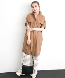 URBAN RESEARCH | UR ポケット付オーバーシャツワンピース(ワンピース)