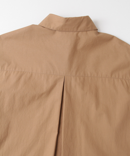 URBAN RESEARCH（アーバンリサーチ）の「UR ポケット付オーバーシャツワンピース（ワンピース・レディース・ブラック/モカ・FREE）」の3枚目の写真