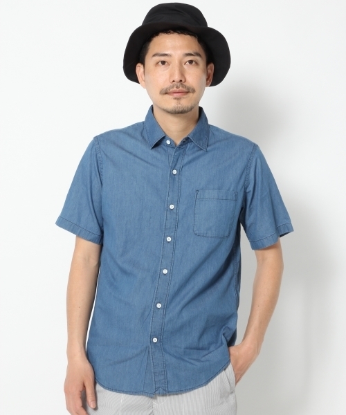 GLANSHIRT☆新品4.5万円程度グランシャツ デニムワークシャツ
