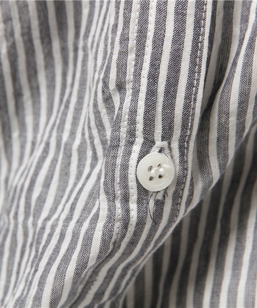 IEDIT（イディット）の「【UVカット８０％以上】ＩＥＤＩＴ　ＬＡＢＯ　さらりＵＶ対策！くしゅっとやわらか素材のシャツパーカー　  （パーカー・レディース・ブラック系その他/ネイビー・MEDIUM/X-LARGE/XX-LARGE/LARGE/SMALL）」の8枚目の写真