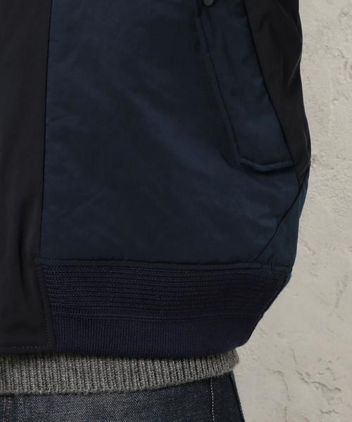 green label relaxing（グリーンレーベルリラクシング）の「[ホワイトマウンテニアリング] ★White Mountaineering WIND/S PRIMA MA-1 ブルゾン（MA-1・メンズ・ブラック/ベージュ/ネイビー・MEDIUM/LARGE/SMALL）」の15枚目の写真