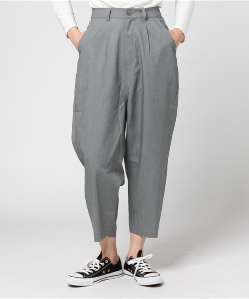 WEGO（ウィゴー）の「DISPARK/カットオフタックパンツ（その他パンツ・レディース・グレー/ピンク/ベージュ・FREE）」の17枚目の写真