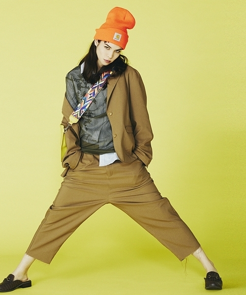 WEGO（ウィゴー）の「DISPARK/カットオフタックパンツ（その他パンツ・レディース・グレー/ピンク/ベージュ・FREE）」の16枚目の写真