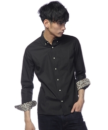 603 | 603　ボタンダウン襟裏レオパードシャツ(シャツ/ブラウス)