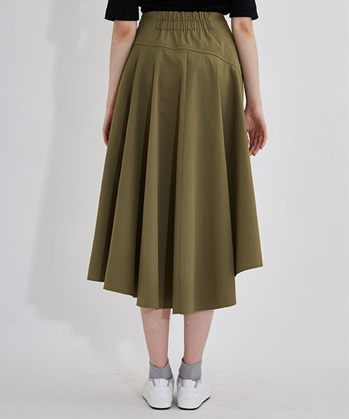 UNITED TOKYO（ユナイテッドトウキョウ）の「アシンメトリーフレアスカート（スカート・レディース・ブラック/カーキ/ピンク/ベージュ・1）」の21枚目の写真