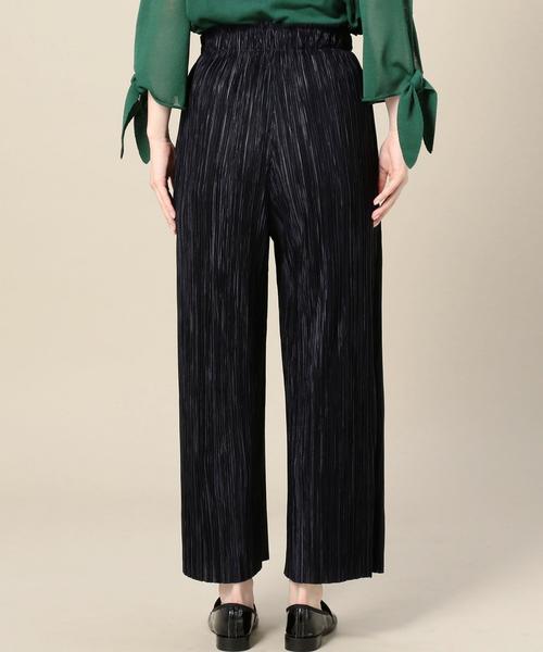 BEAUTY&YOUTH UNITED ARROWS(ビューティーアンドユースユナイテッドアローズ)の「BY プリーツワイドパンツ ◆(その他パンツ・レディース・オレンジ/ネイビー・FREE)」の13枚目の写真