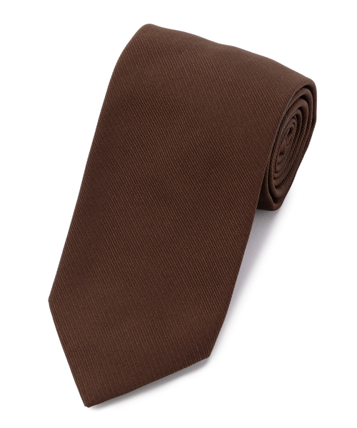 BREUER（ブリューワー）の「BREUER: シルク レップ ソリッド ネクタイ（ネクタイ・メンズ・ブルー/ネイビー/キャメル・4）」の3枚目の写真