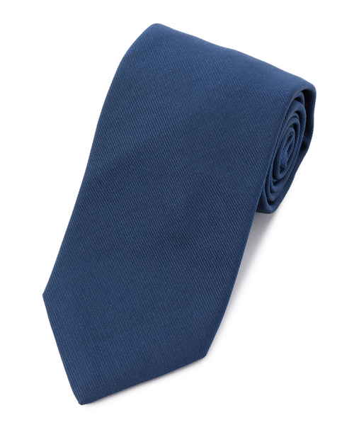 BREUER（ブリューワー）の「BREUER: シルク レップ ソリッド ネクタイ（ネクタイ・メンズ・ブルー/ネイビー/キャメル・4）」の2枚目の写真