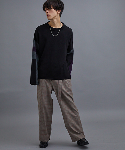 STUDIOUS(ステュディオス)の「ベルテッドワイドスラックス(スラックス・メンズ・グレー/ブラック/ブラウン・1/2)」の20枚目の写真
