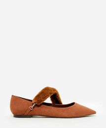 ファーストラップパンプス / FUR STRAP PUMPS