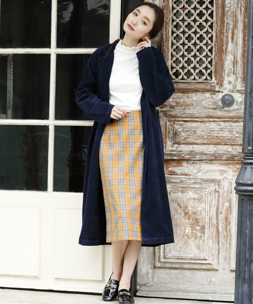 RAY CASSIN（レイカズン）の「ワイドリブ衿メロウプチハイプルオーバー（Tシャツ/カットソー・レディース・オフホワイト/杢グレー/ブラック/キャメル・FREE）」の18枚目の写真