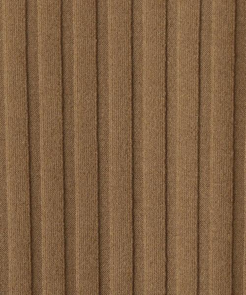 RAY CASSIN（レイカズン）の「ワイドリブ衿メロウプチハイプルオーバー（Tシャツ/カットソー・レディース・オフホワイト/杢グレー/ブラック/キャメル・FREE）」の8枚目の写真