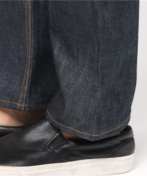 DOUBLE STEAL(ダブルスティール)の「Side Logo Narrow DENIM デニム パンツ(デニムパンツ・メンズ・インディゴブルー・MEDIUM/LARGE/X-LARGE)」の11枚目の写真