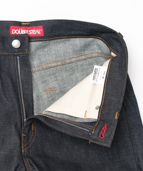 DOUBLE STEAL(ダブルスティール)の「Side Logo Narrow DENIM デニム パンツ(デニムパンツ・メンズ・インディゴブルー・MEDIUM/LARGE/X-LARGE)」の9枚目の写真
