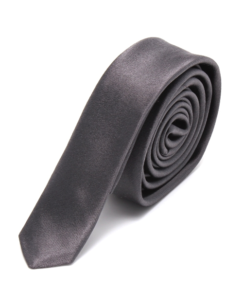 ato（アトウ）の「SUPER NARROW TIE（ネクタイ・メンズ・ネイビー/ブラック/ワイン/シルバー/ブルー/グレー/パープル/ダークグレー・FREE）」の3枚目の写真